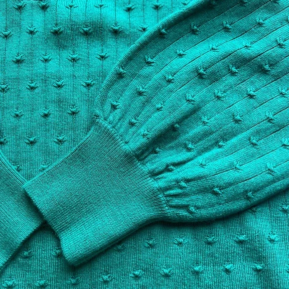 Sézane Emerald Green Zoe Sweater Jumper Knit - Picture 5 of 9